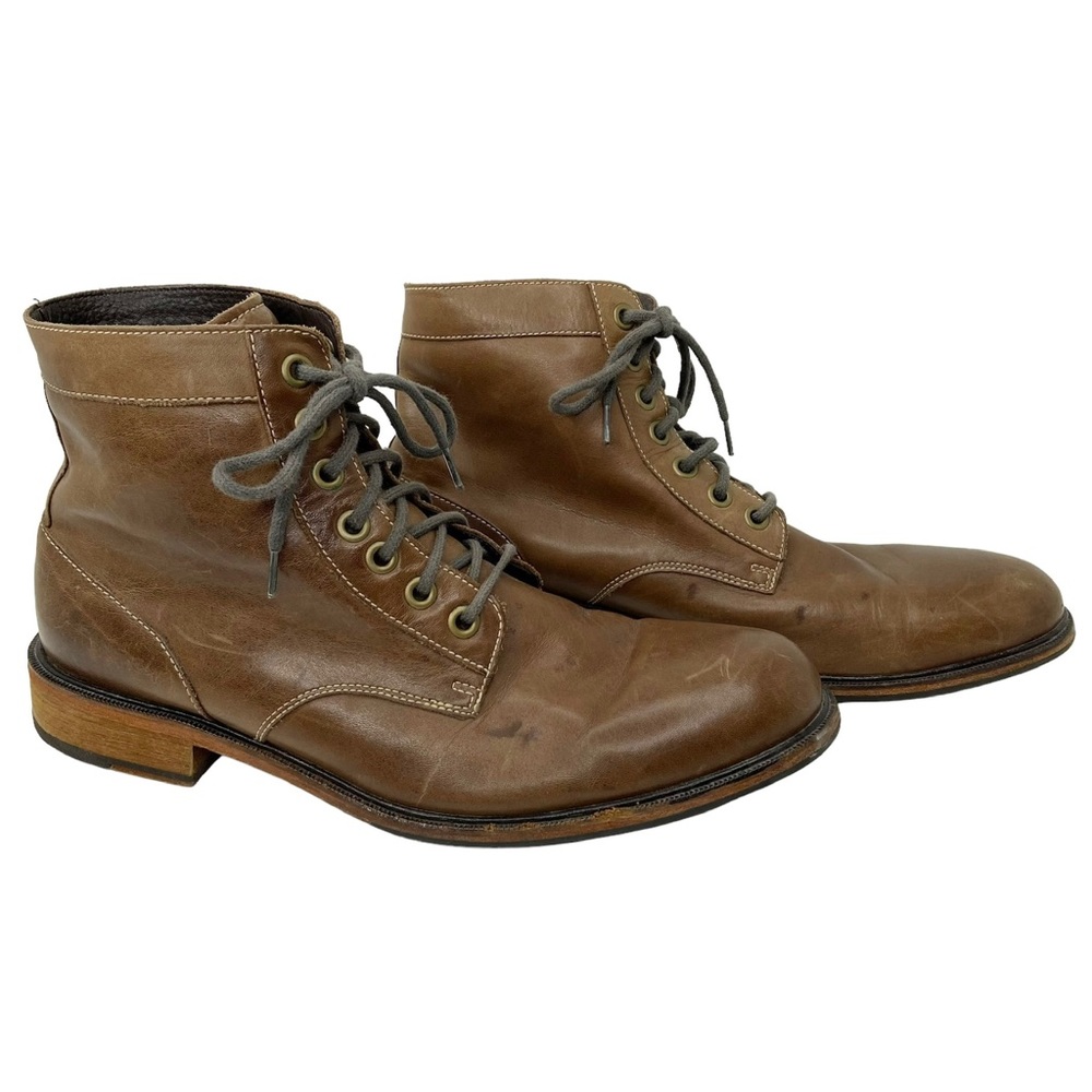 Cole Haan Chukka Boot Brown Leather Men's Ankle Shoes Size 9 M Lace Up Boots